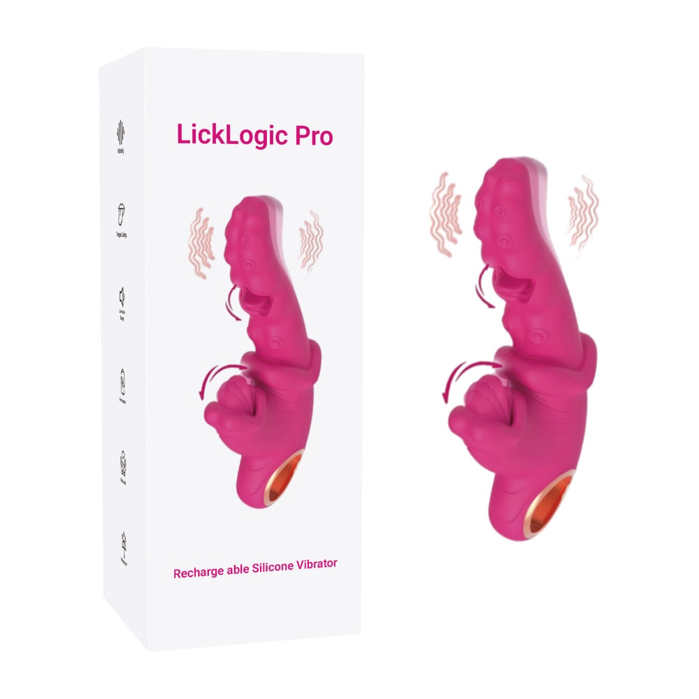 9. Vibromasseur lapin en silicone médical rechargeable 23,5 cm