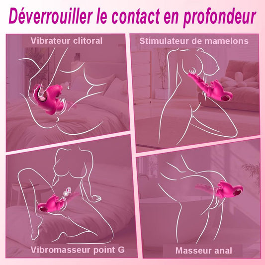 2. Vibromasseur lapin avec double stimulation et design ergonomique
