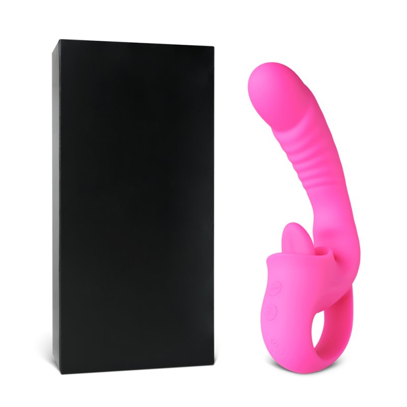 Sextoy Vibromasseur avec langue vibrante GM-379