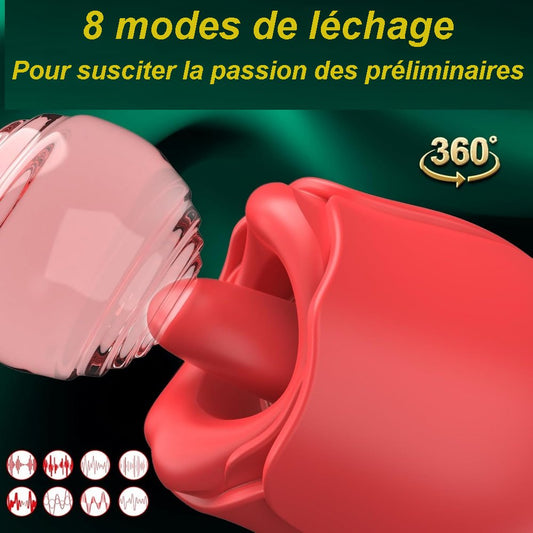 Sextoy Stimulateur clitoridien avec langue rotative GM-ZDB113