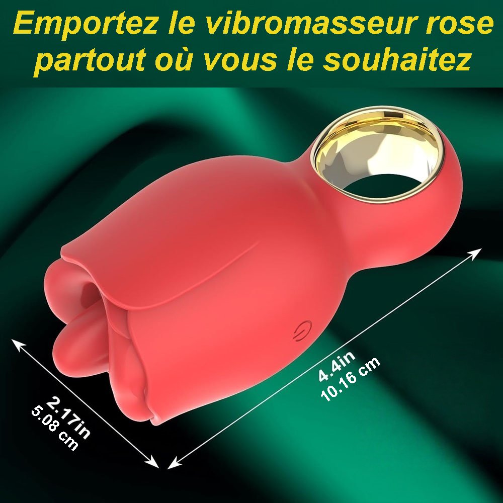 Sextoy Stimulateur clitoridien avec langue rotative GM-ZDB113