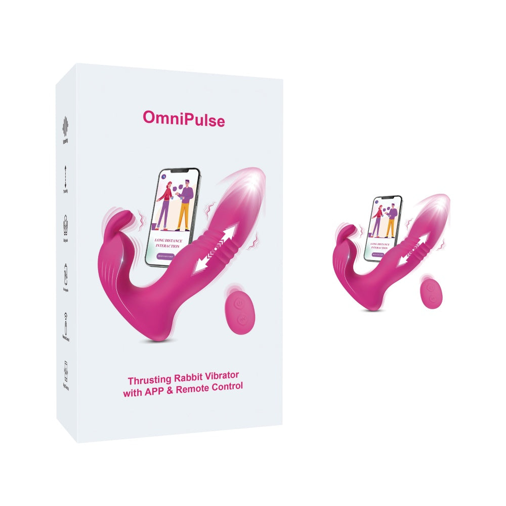 Sextoy Vibromasseur Lapin Connecté Poussées & Vibrations MMA-035