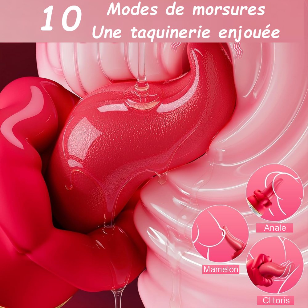 Vibromasseur silencieux rechargeable en silicone de qualité médicale