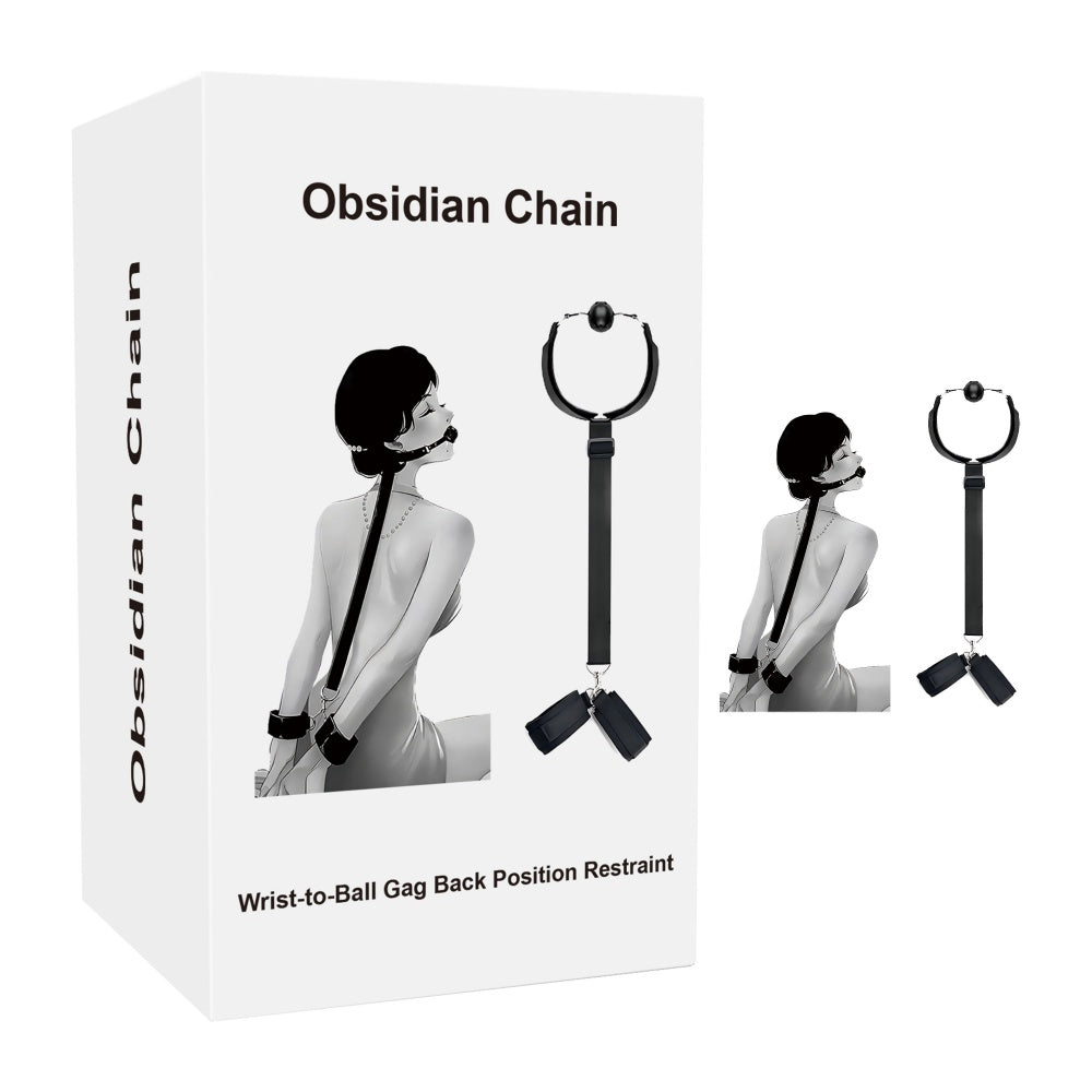 4.	Bâillon Bondage réglable avec fermeture velcro confortable