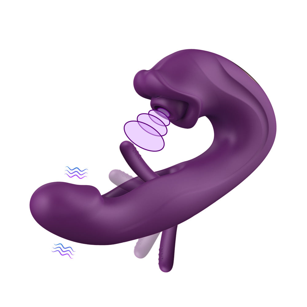 Vibromasseur Lapin Connecté Aspiration & Vibrations A0529