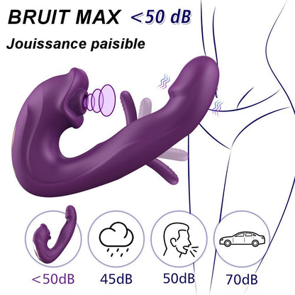 Vibromasseur Lapin Connecté Aspiration & Vibrations A0529