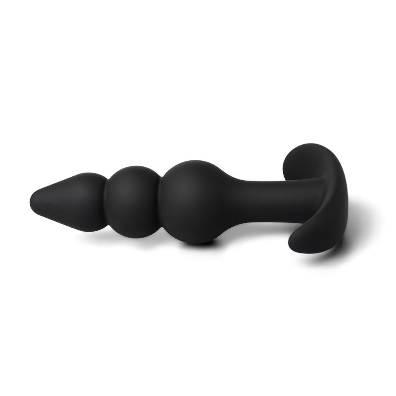 Kit de plugs anaux silicone noir 3 tailles du petit au grand