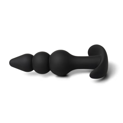 Kit de plugs anaux silicone noir 3 tailles du petit au grand
