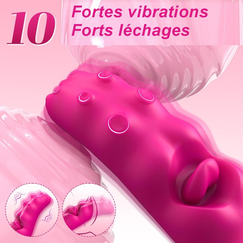 5.	Détail du bras flexible du vibromasseur lapin ergonomique