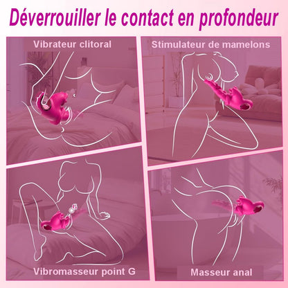 2.	Vibromasseur lapin avec double stimulation et design ergonomique