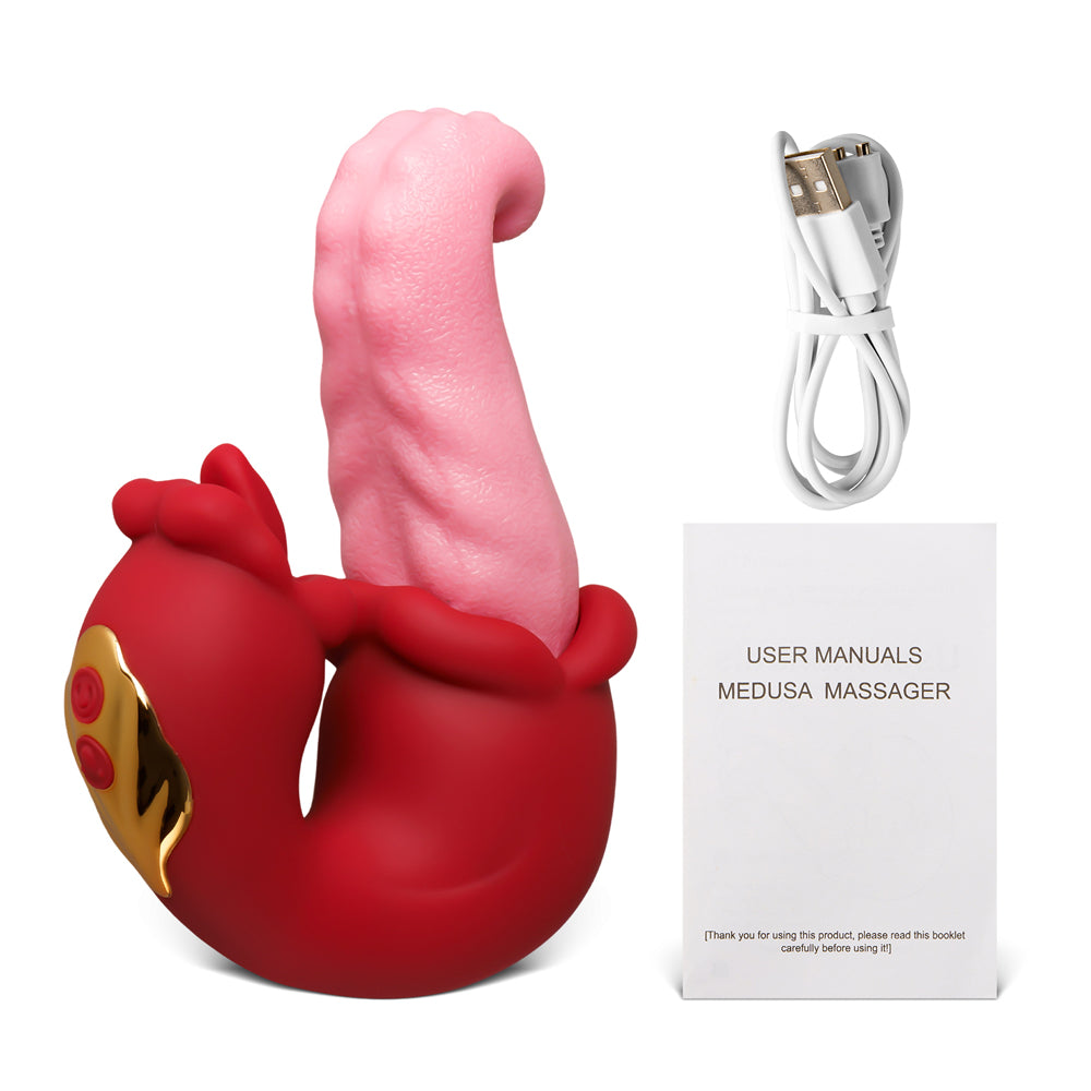 Sextoy Masseur vibrant avec langue de léchage FRC004