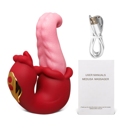 Sextoy Masseur vibrant avec langue de léchage FRC004