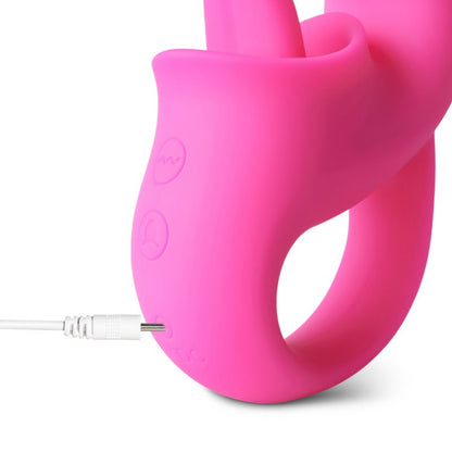 Sextoy Vibromasseur avec langue vibrante GM-379