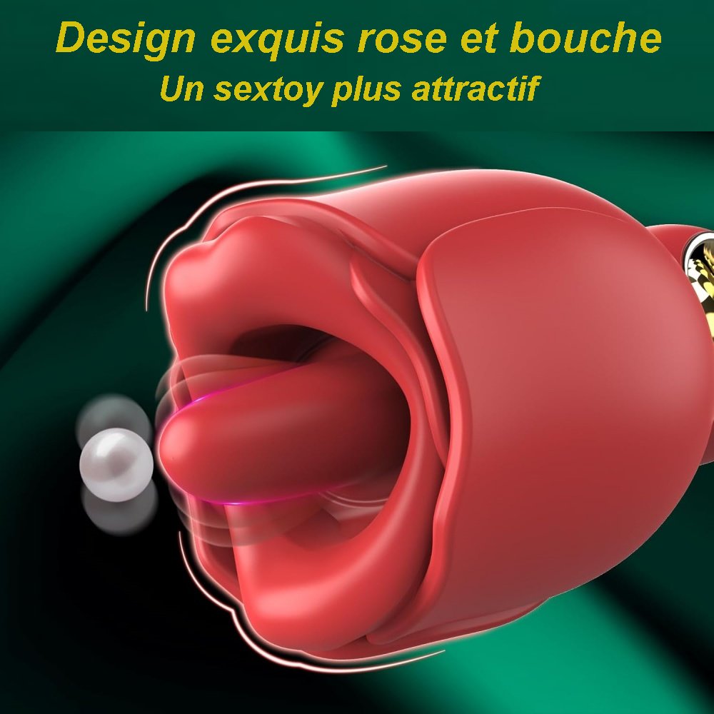 Sextoy Stimulateur clitoridien avec langue rotative GM-ZDB113