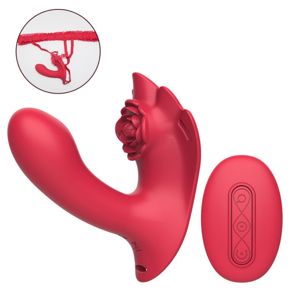 Sextoy vibromasseur portable, connecté, avec sangle et télécommande HB2507