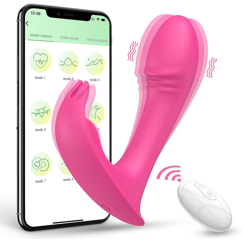 Vibromasseur portable connecté avec télécommande IW-111