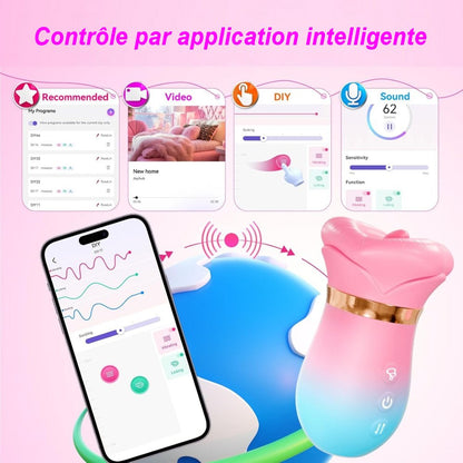 Sextoy rechargeable USB magnétique avec chambre en silicone doux.