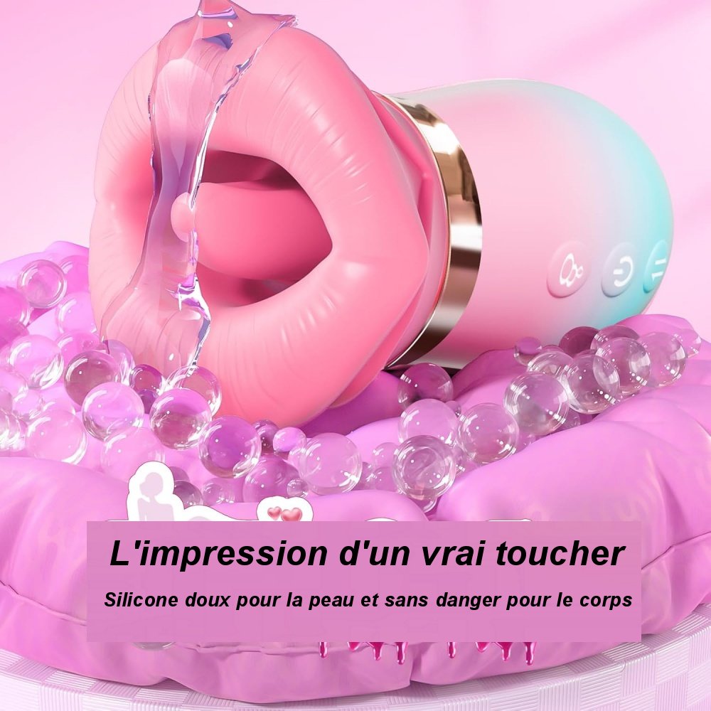 Sextoy étanche en silicone avec chambre réaliste et design élégant.