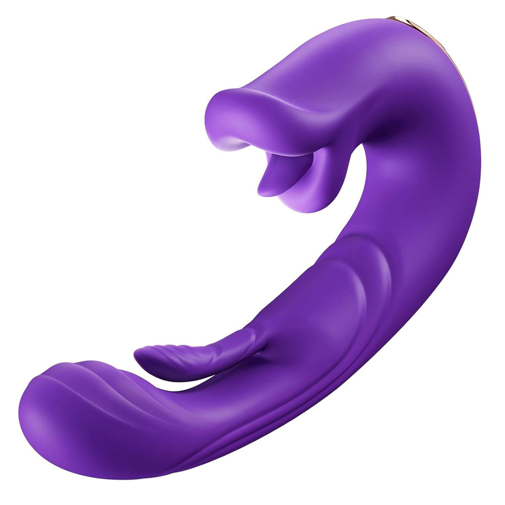 Sextoy Vibromasseur à langue et tapotements