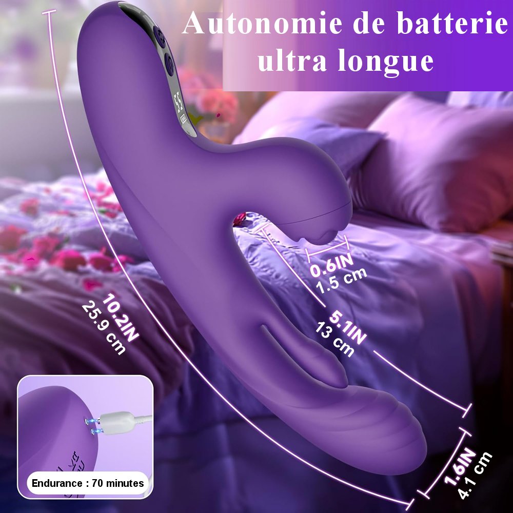 Dimensions du Vibromasseur à tapotement 