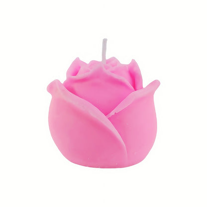 Bougie parfumée en cire en forme de rose