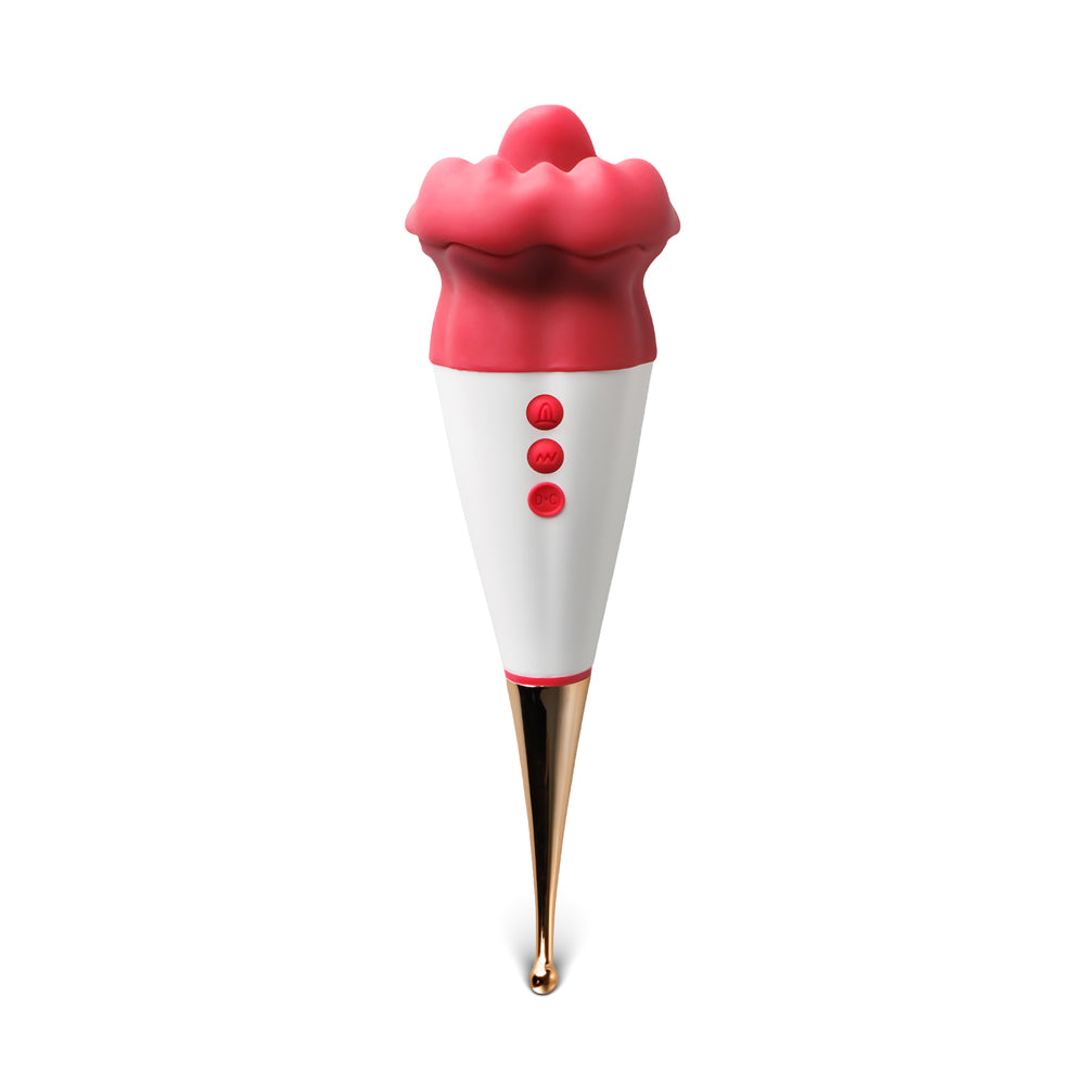 Commandes Sextoy Stimulateur à grande bouche rouge avec langue