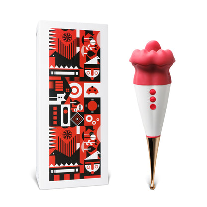 Emballage du Sextoy Stimulateur à grande bouche rouge avec langue