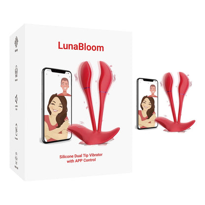 4.	Design ergonomique du vibromasseur double pointe en silicone