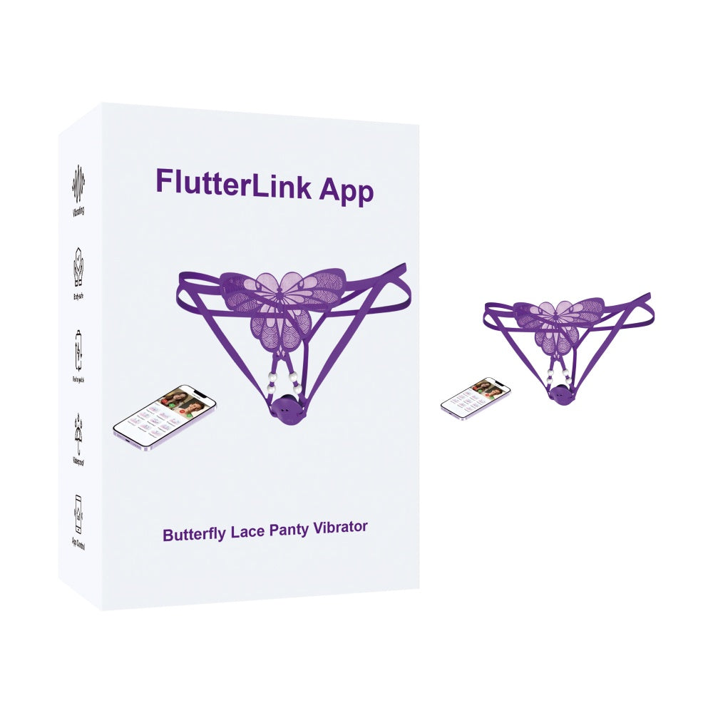 4.	Culotte en dentelle papillon avec vibromasseur rechargeable intégré