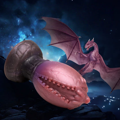 Plug anal compact en silicone médical avec surface douce et élastique.