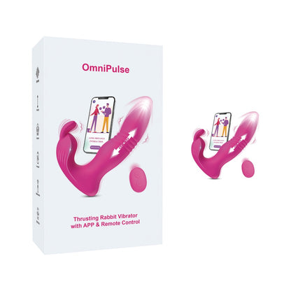 Sextoy Vibromasseur Lapin Connecté Poussées & Vibrations MMA-035