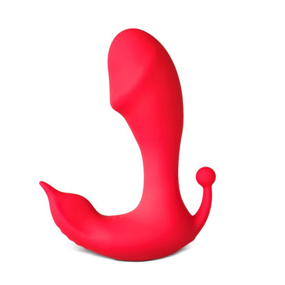 Sextoy vibromasseur silicone rouge 11 modes contrôle par application étanche