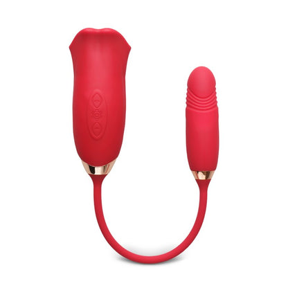 Sextoy simulateur bouche langue mobile et va-et-vient 10 vitesses rechargeable