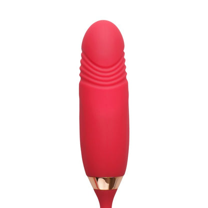 Stimulateur grande bouche effet réaliste langue et vibrations silicone doux