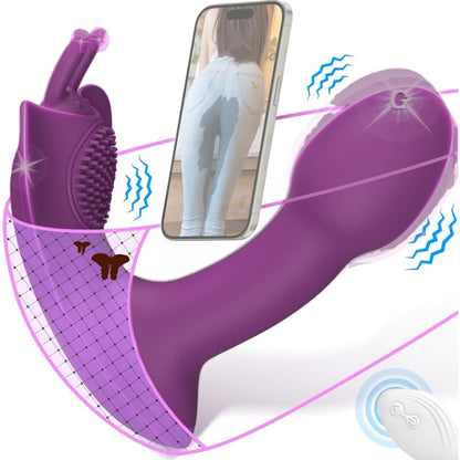 Stimulateur portable en silicone médical, conçu pour être porté discrètement. Connecté en Bluetooth, avec 7 modes de vibration et recharge USB magnétique.