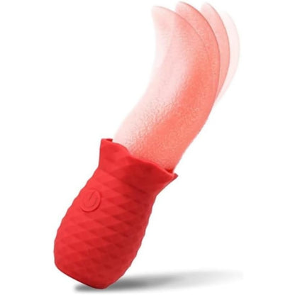 Vibromasseur avec langue vibrante conçu pour simuler une sensation de léchage.