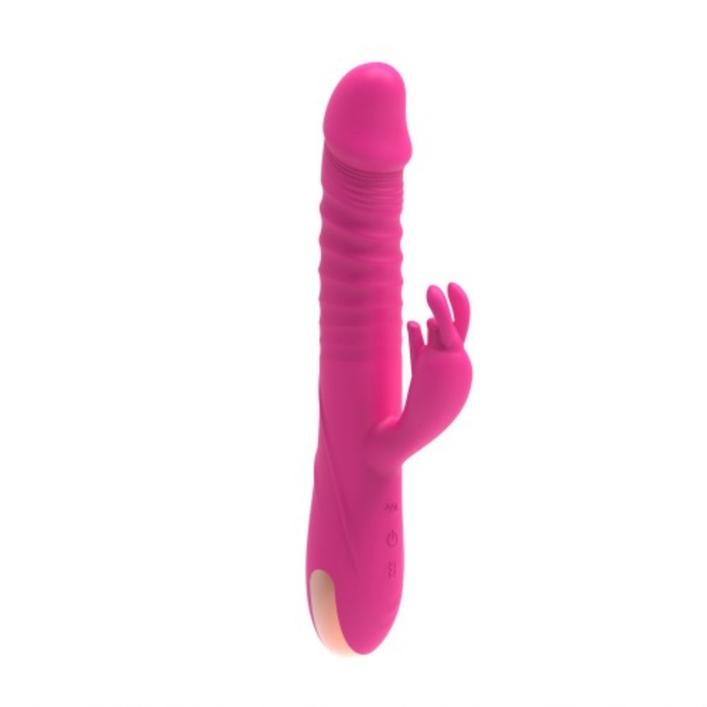 Vibromasseur en silicone SZ070 avec fonction de poussée innovante et modes de vibration réglables.