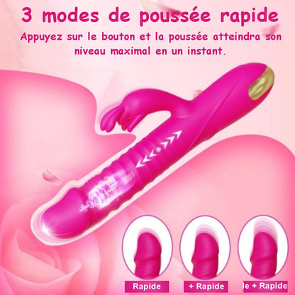 Sextoy moderne SZ070 avec design ergonomique et mouvements de poussée pour sensations profondes et immersives.