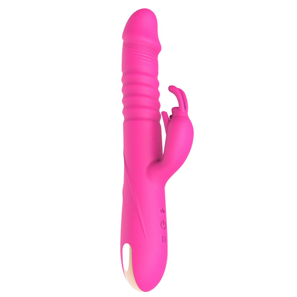 Sextoy en silicone SZ070 avec poussée automatique et vibrations multiples pour plaisir intense et personnalisé.