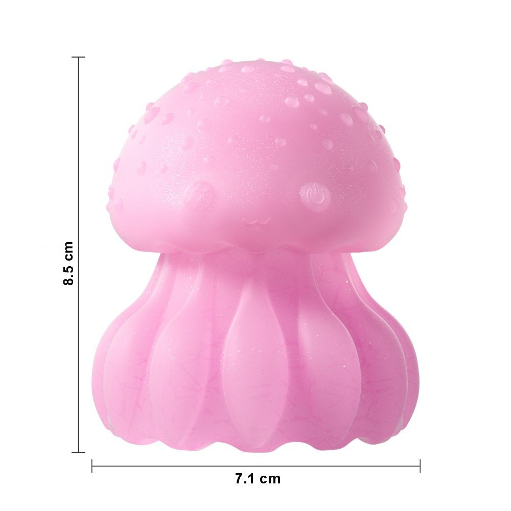 Vibromasseur étanche en silicone rose au design moderne