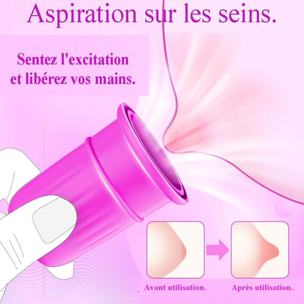 Sextoy en forme de sucette violet pour exploration sensorielle des tétons.