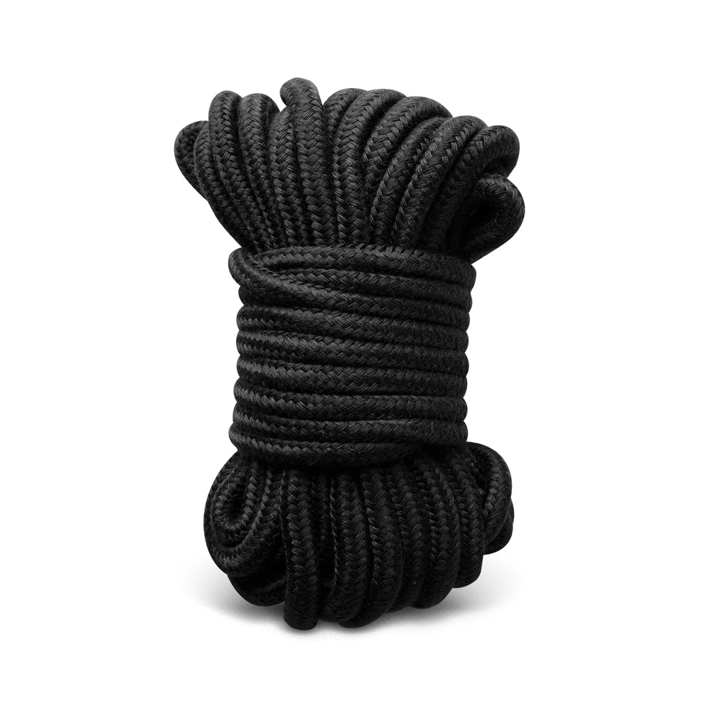 Kit BDSM noir complet avec corde pour jeux de rôle