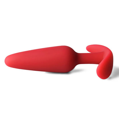 Set plugs anaux silicone rouge 3 tailles stimulation progressive débutant