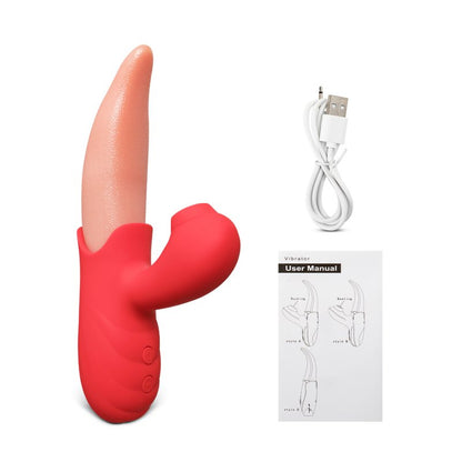 Sextoy avec technologie de succion clitoridienne et langue vibrante pour sensations intenses.