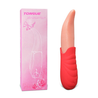 Stimulateur intime compact avec langue vibrante pour moments de plaisir.