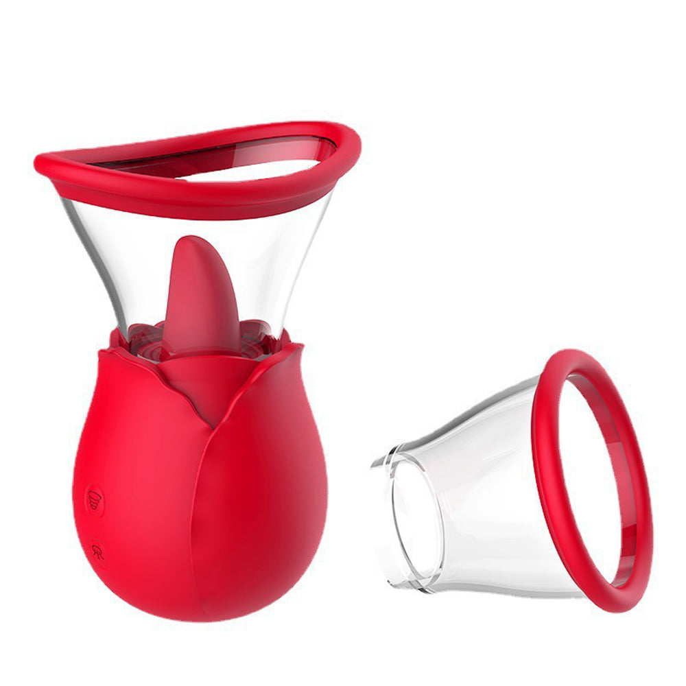 Sextoy ergonomique en silicone médical avec 7 modes de stimulation.