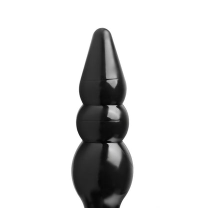 Plug anal perles texture progressive stimulation intense TPE étanche